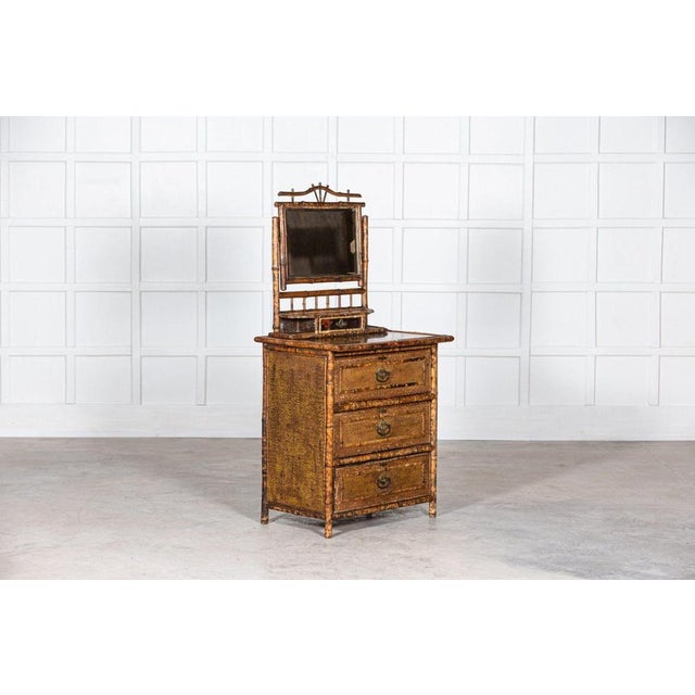 Late 19th Century English Bamboo Dressing Table, 1870s For Sale - Image 5 of 18