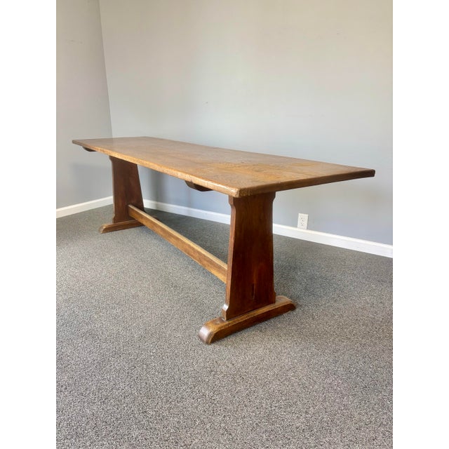 Late 19th Century Oak Refectory Table For Sale - Image 9 of 9