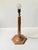 Metal Art Deco Copper Obelisk Table Lamp with Le Klint Shade, 1930s For Sale - Image 7 of 14