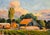 Minas Avetisyan- Red Roof Top Farm House in an Armenian Landscape-Oil Painting For Sale - Image 4 of 12