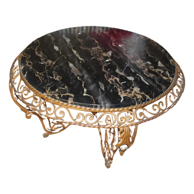 Mid Century/Art Deco Coffee Table after Gilbert Poillerat For Sale
