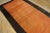 1950s Orange Open Field Vintage Turkish Anatolian Runner Carpet 4'3" X 18'8" Knotted Wool Rug For Sale - Image 4 of 9