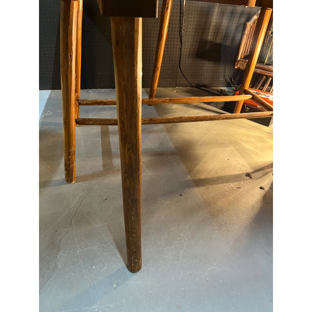 Knotty Pine Handcrafted Gateleg FarmTable For Sale - Image 10 of 12