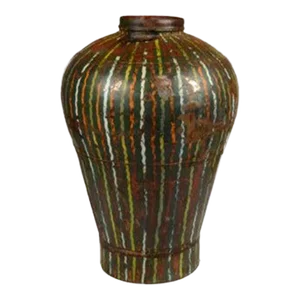Early 20th Century Rustic Metal Canister