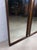 Brown Unique Mid Century Modern Wall Mirror With Two Hexagonal Shaped Mirrors and Walnut Frame For Sale - Image 8 of 18