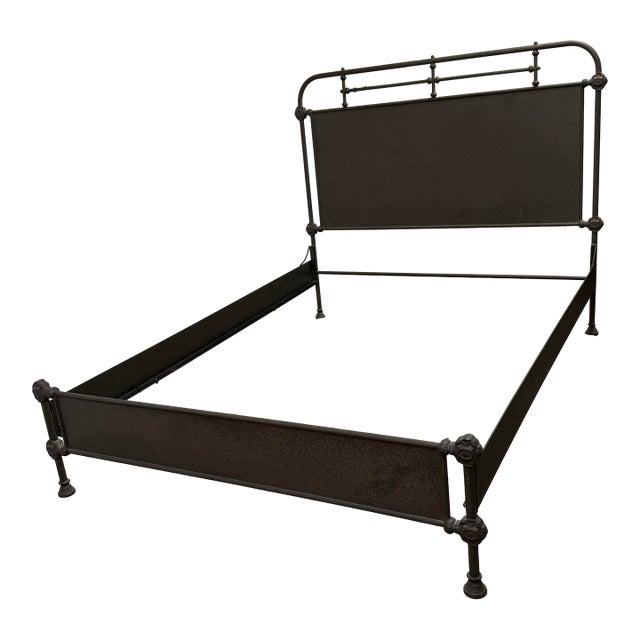 Queen Size Restoration Hardware French Academie Bed Frame For Sale