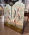 Decorate a living room, bedroom or den with this elegant pair of colorful parrot paintings! Crafted in Italy circa 1960,...
