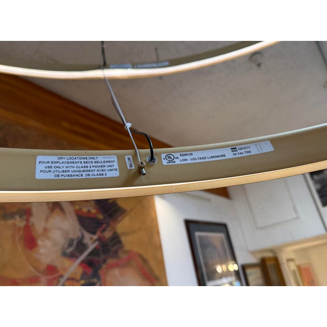 Lights Double Ring Pendant Lighting For Sale - Image 7 of 12