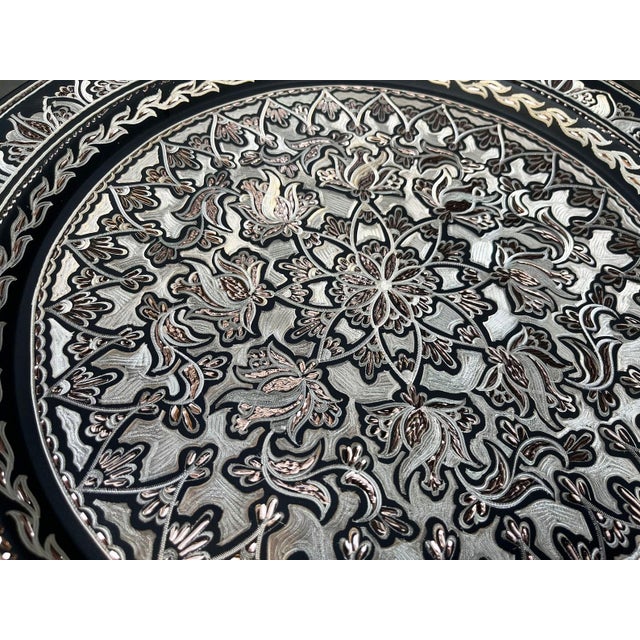 Handmade elegant tray made by copper. Luxury design for wall hanging. Great for displaying your unique decoration. Hand...