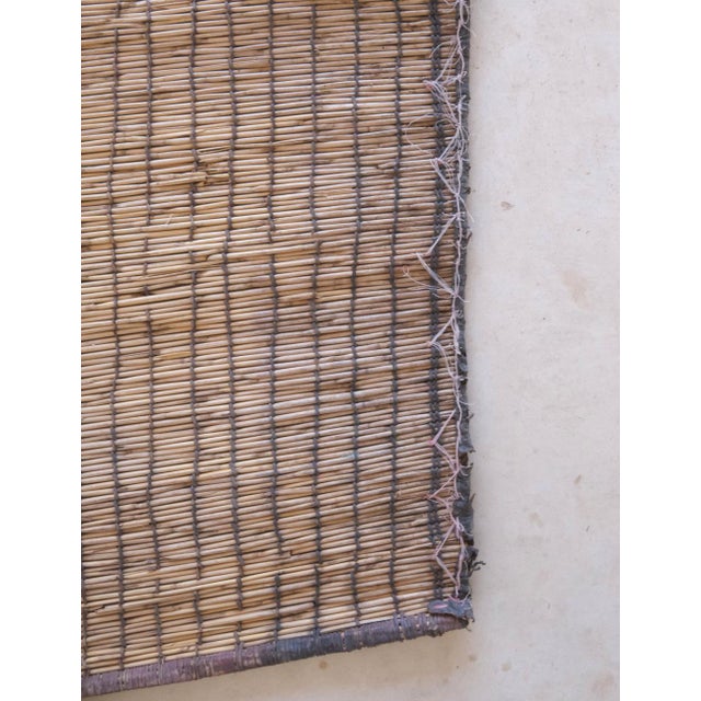1960s 1960s Nomadic Sahara Desert Tuareg Mat - 14.3 X 6.8 Ft For Sale - Image 5 of 8