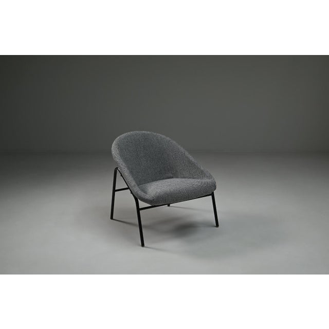 Rare Model 119 “Columbus” Lounge Chair by Hartmut Lohmeyer for Artifort, 1950s the Netherlands. This exceptional lounge...