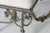 Double Ottoman Iron ScrolledUpholstered Stools For Sale In West Palm - Image 6 of 8