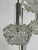 Metal Italian 6-Light Cascade Steel and Crystal Chandelier, 1970s For Sale - Image 7 of 18