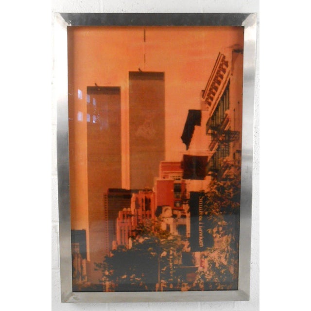 Modern Isack Kousnsky World Trade Center Framed Print For Sale - Image 3 of 7