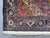 Hand-Knotted Navy Blue and Red Tabriz Medallion Wool Area Rug,6'8 X 5'1' For Sale - Image 9 of 13