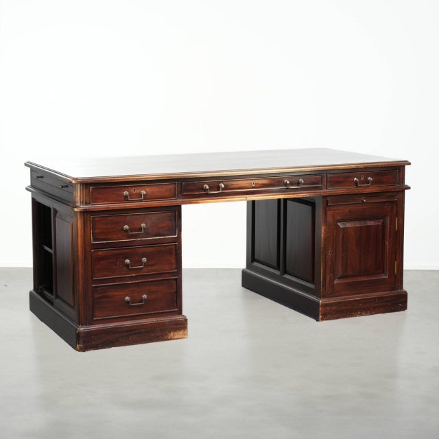 Antique Wooden Desk in Wood, 1900s For Sale - Image 16 of 16
