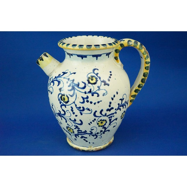 Antique Italian Renaissance Tuscan Majolica Pharmacy Jar, 1600s For Sale - Image 9 of 18