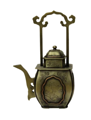 Chinese Handmade Bronze Teapot