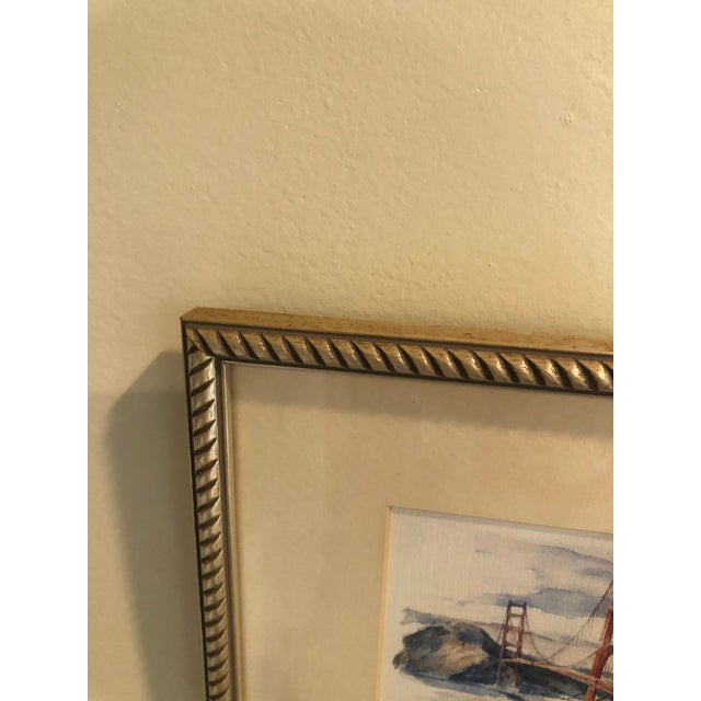 1970s Vintage Prints of San Francisco, Framed - Set of 2 For Sale - Image 5 of 6
