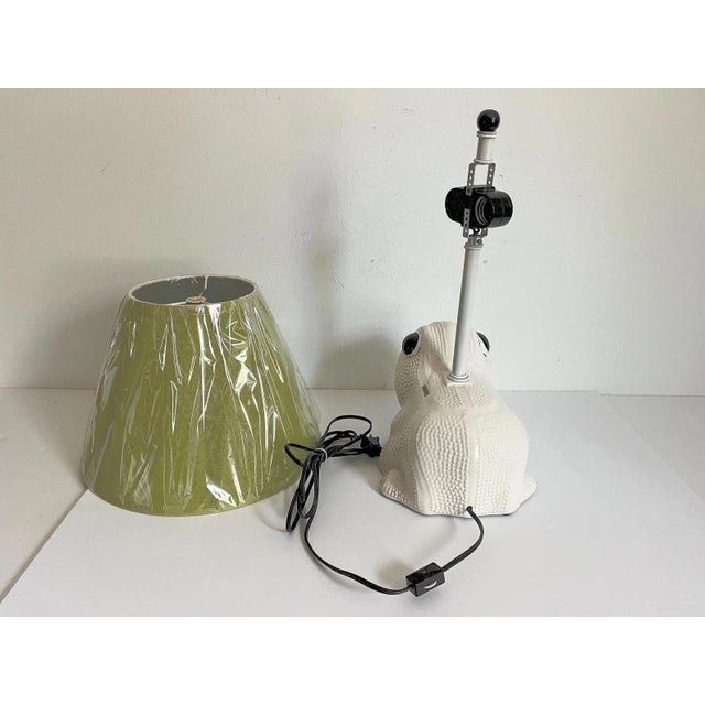 1950s Italian Frog Lamp & Shade For Sale - Image 12 of 12