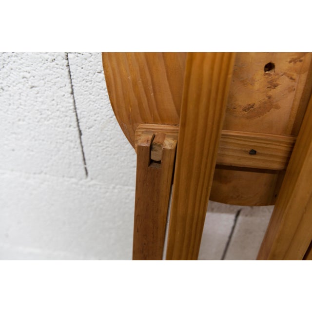 Folding Stool in Pine by Roger Tallon, 1960 For Sale - Image 13 of 15