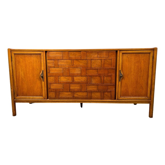 Mid 20th Century Modern Lane "Puzzle Box" Sideboard, Attributed For Sale