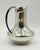 Mid-Century Modern Vintage Los Castillo Taxco Silver Plate, Malachite & Lapis Lazuli Water Pitcher For Sale - Image 3 of 18