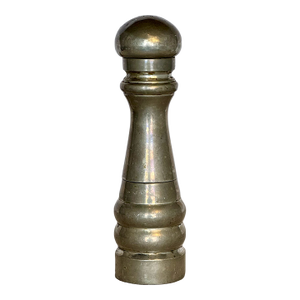 1950s Vintage Italian Pewter Salt Shaker and Pepper Mill
