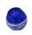 Nora Fenton Vintage Fenton Art GLASS-Winter Scene-Cobalt Ruffled Rose Bowl For Sale - Image 4 of 5