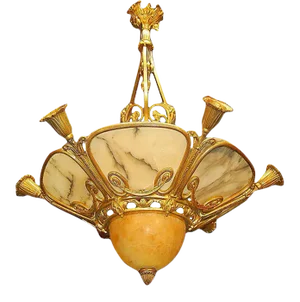 Art Deco Gilt Bronze and Alabaster, 1920s