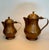 On a sourcing trip to the U.K. and France I spotted this attractive pair of copper pitchers. Each are hand forged with a...