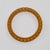 1940s Art Deco Bakelite Carved Bracelet Bangle Warm Butterscotch For Sale - Image 5 of 5