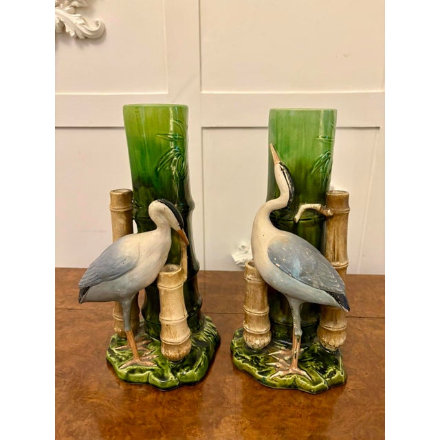 Victorian Bretby Vases, 1880s, Set of 2 For Sale - Image 12 of 12