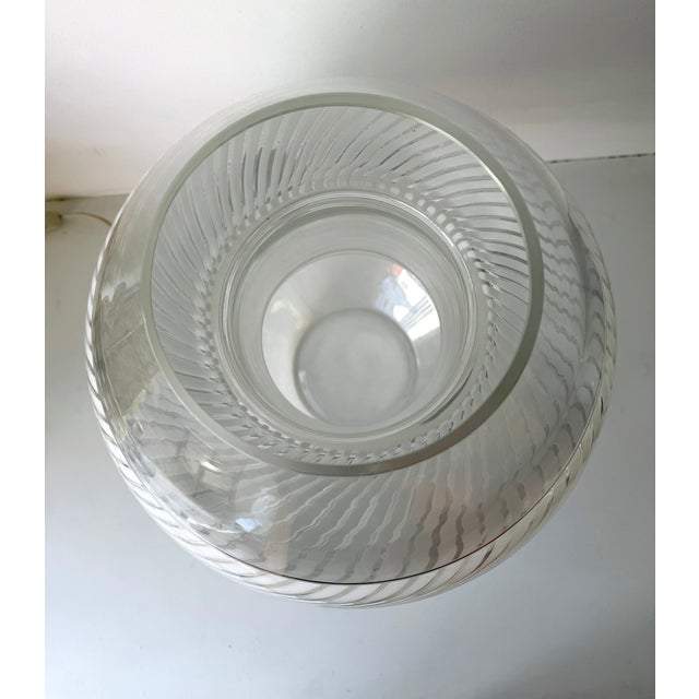 Mid-Century Modern 1970s Lt 353 Egg Lamp Vase Murano Glass by Mazzega For Sale - Image 3 of 12