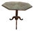 Tripod Pedestal Table with Carved Top For Sale