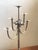 Metal Sculptural Metal 5-Arm Candelabra by Attila Demcsik, Hungary, 1980 For Sale - Image 7 of 11