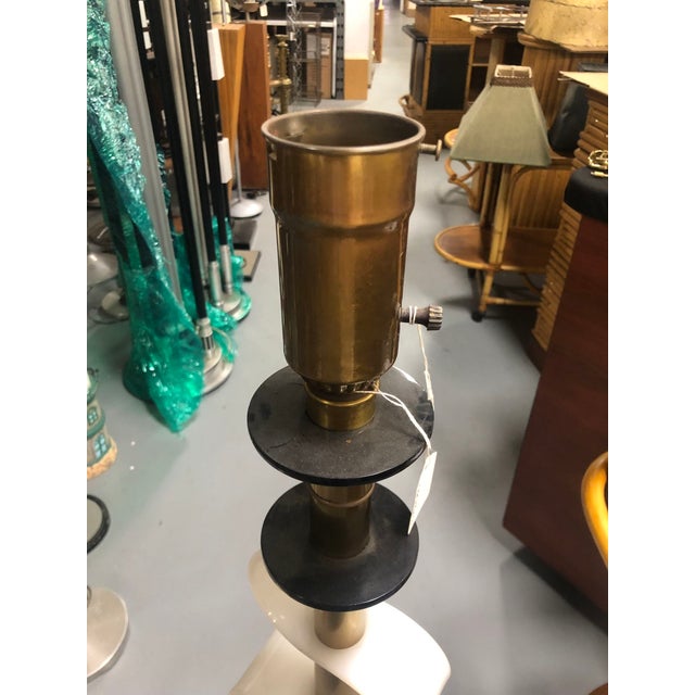 Plastic Mid Century Acrylic Sculptural Floor Lamp by Moss Lighting For Sale - Image 7 of 7