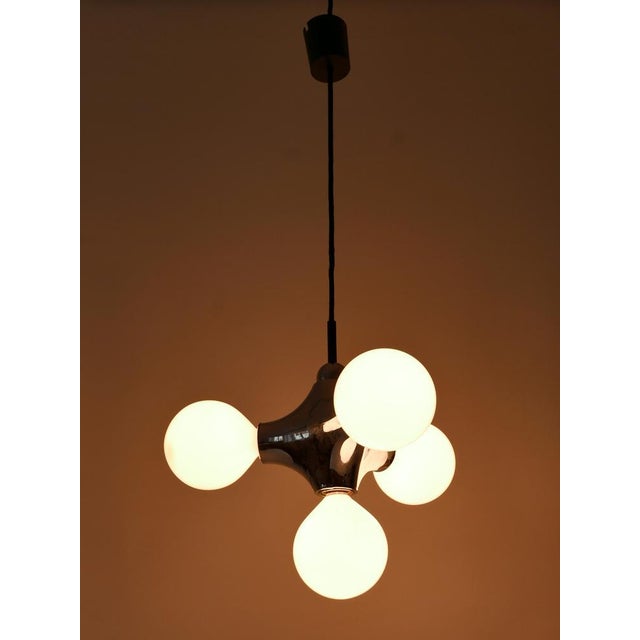 Mid-Century Modern Atomic Pendant Lamp by Gebrüder Cosack, Germany, 1970s For Sale - Image 13 of 18