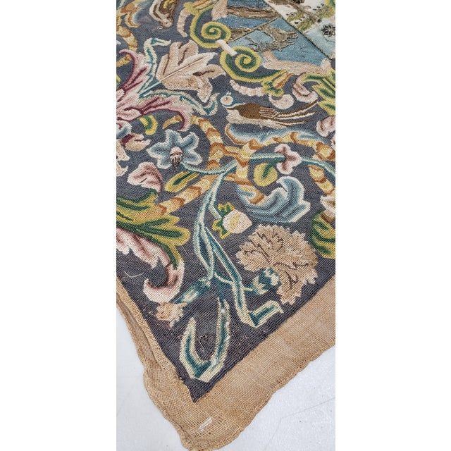 18th to 19th Century Sampler With Birds & Floral Motif For Sale - Image 11 of 12