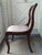 Vintage Duncan Phyfe Stlye Chair Solid Wood Frame With Rose Carving For Sale - Image 4 of 10