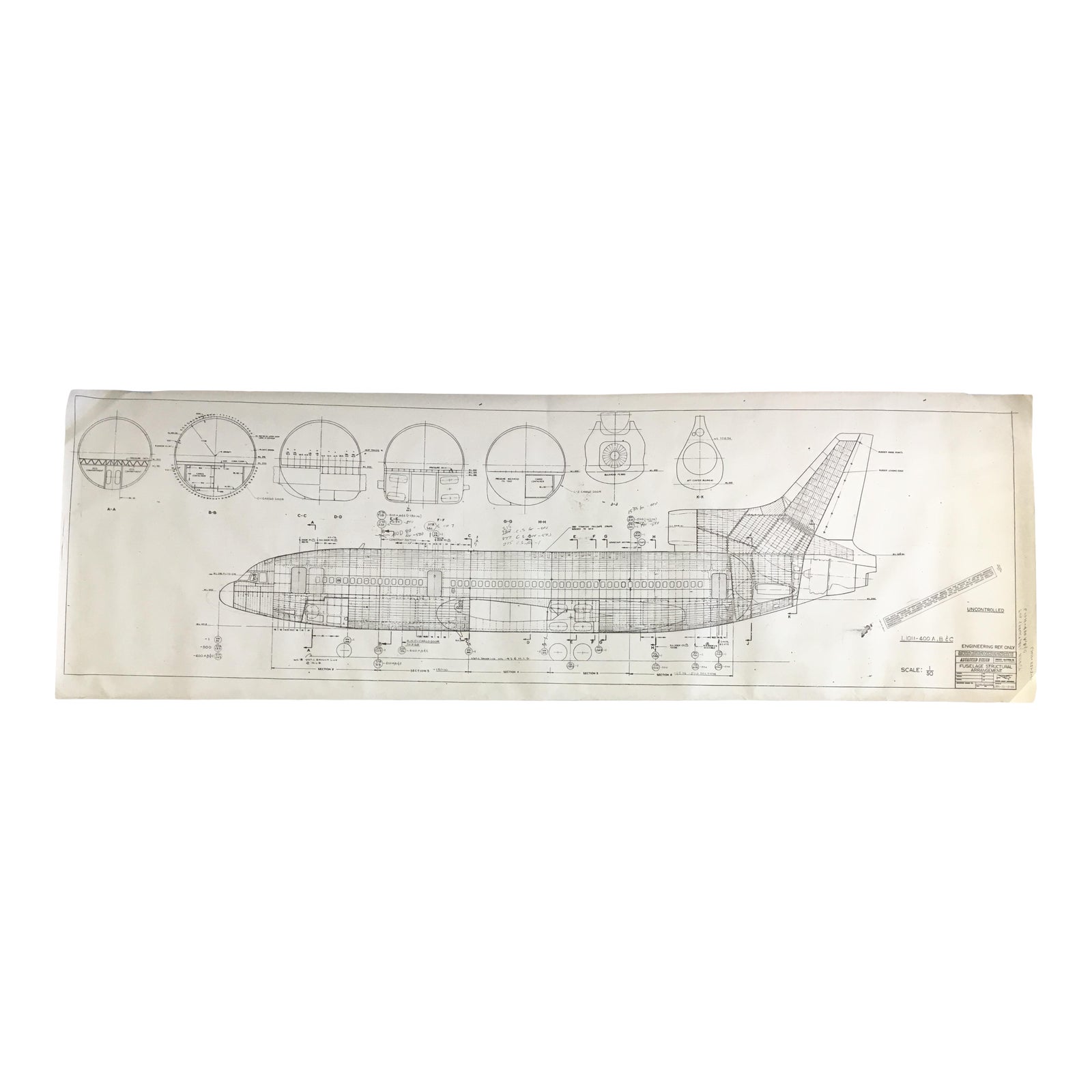 Aircraft Blueprints With Scale