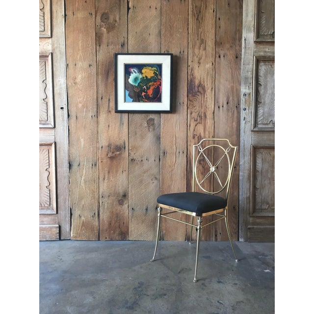 Vintage Mid-Century R. Young "The Dahlia" Framed Painting For Sale - Image 4 of 9