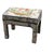 Tan 1980s Pair Upholstered Benches in Thibaut “Ting Yuan” For Sale - Image 8 of 9