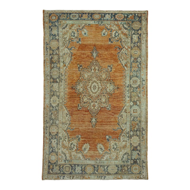Turkish Vintage Rug 4'5" x 7'2" #20504 For Sale
