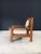 Brutalist Square Oak Lounge Chair, Belgium, 1950s For Sale - Image 9 of 18