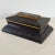 Vintage Traditional Wood Box With Gold Detail and Faux Snake-Skin Lining For Sale In Los Angeles - Image 6 of 6