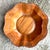 Late 20th Century Vintage Boho Scalloped Wood Bowl For Sale - Image 5 of 6