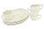 Antique White Grape Tray With Cup - Set of 4 For Sale