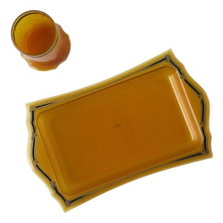 Art Deco Tray and Cup Vanity Set, Circa Early 20th Century For Sale