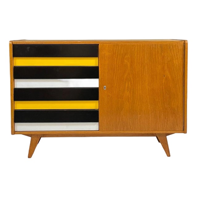 U-458 Sideboard by Jiří Jiroutek for Interier Praha, Czechoslovakia, 1960s For Sale